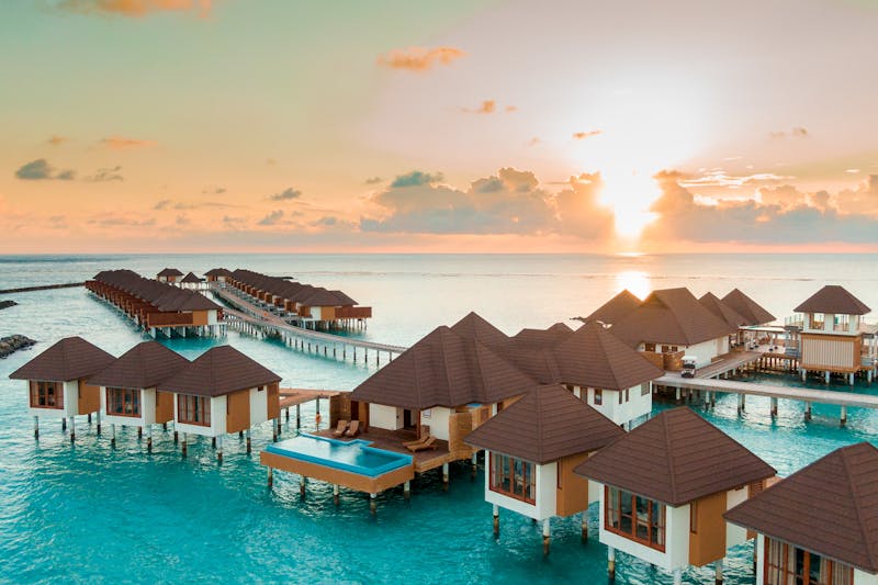 Maldives Accommodation Blue water