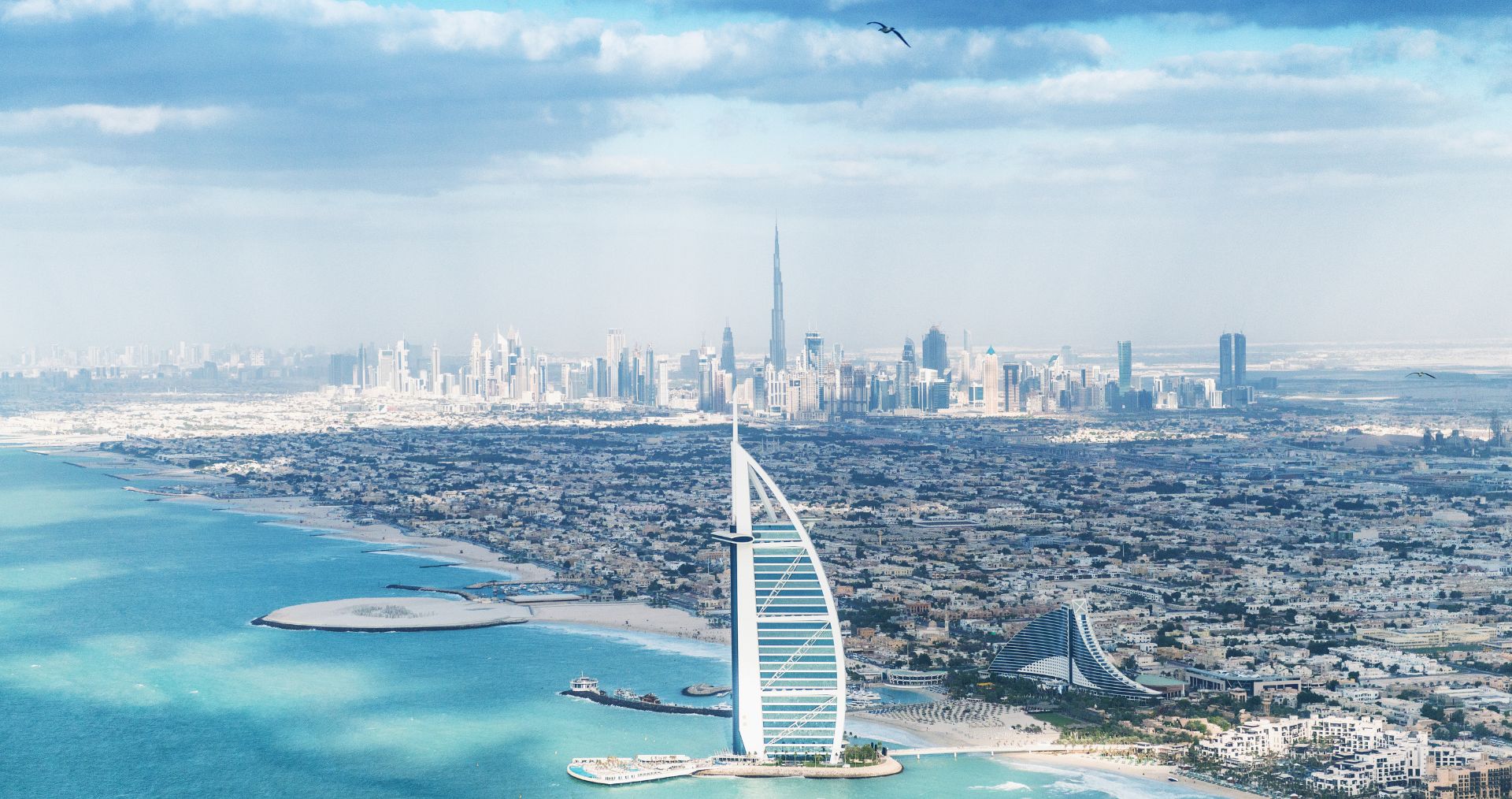 Aerial View of Dubai