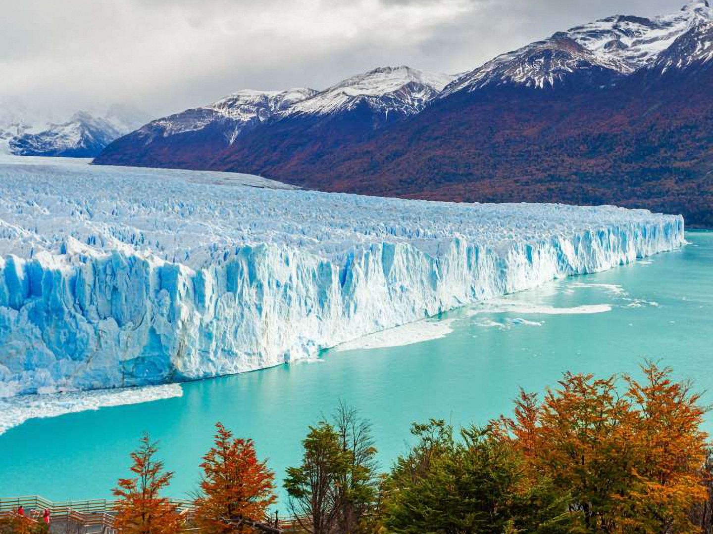 Drone Shot of Argentina Glacier