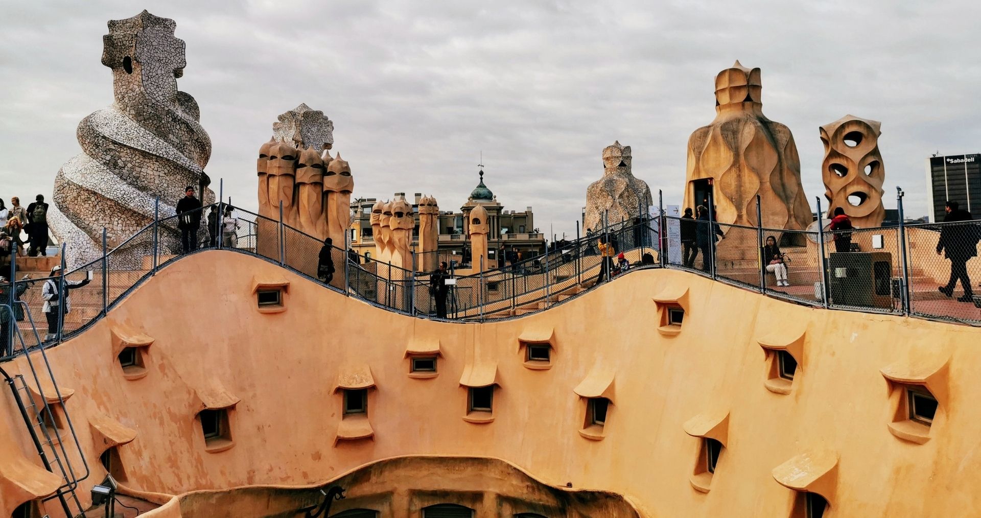 Barcelona, Roof of the Casa Mila