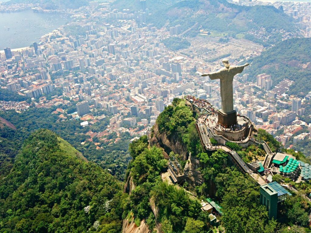 Christ the Redeemer above Rio de Janeiro, Brazil