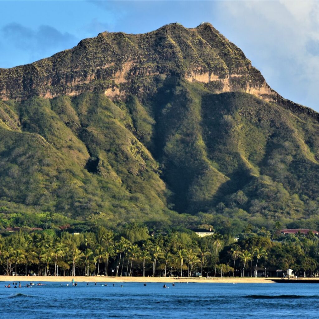 The crater of Diamond Head
