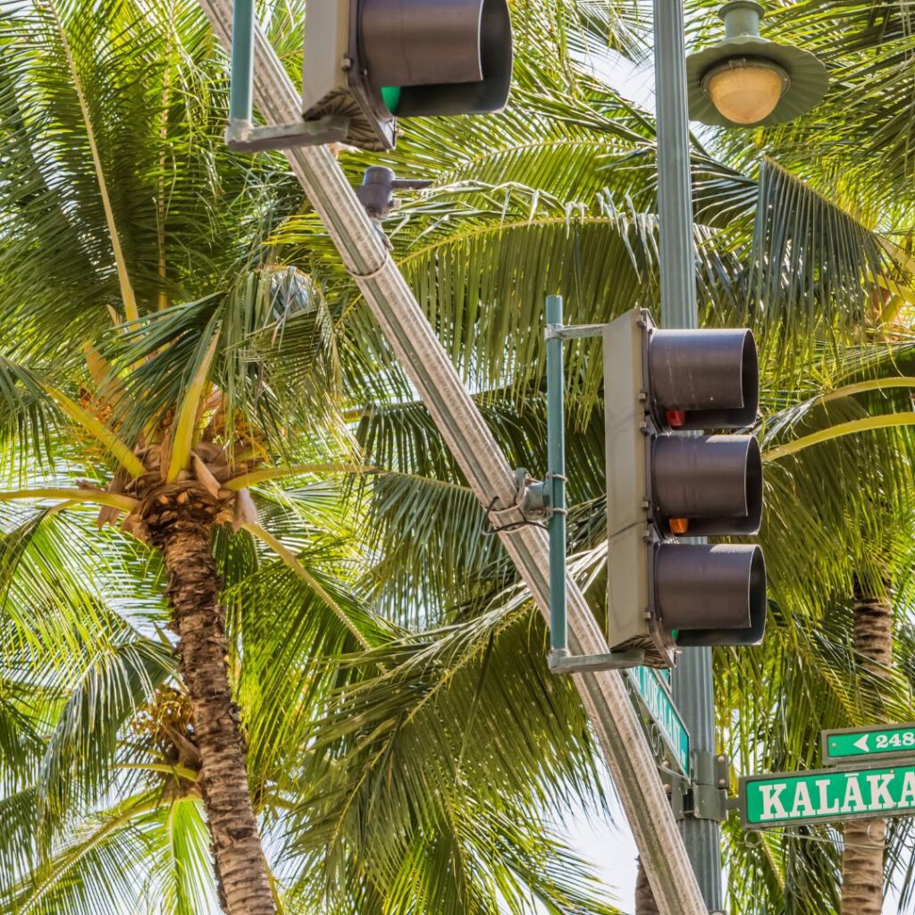 Kalakaua Avenue in Waikiki