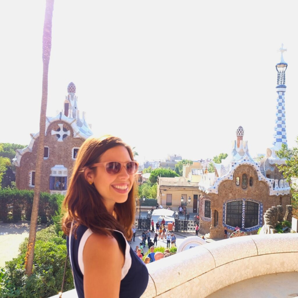Byrd at Park Güell in Barcelona, Spain