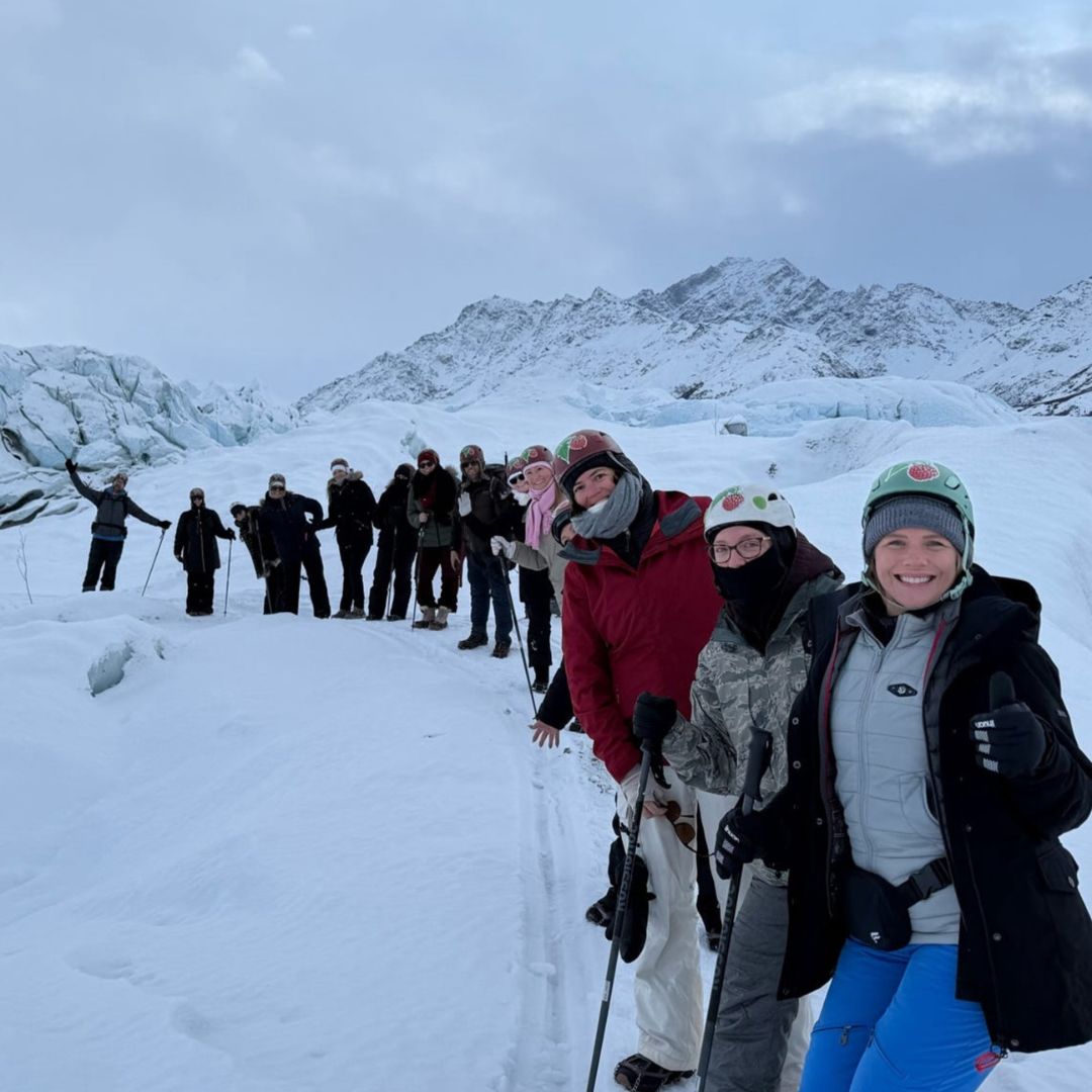 The Travel Byrds Team in Alaska