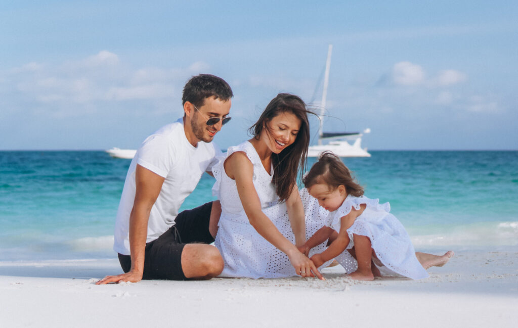 family vacation on bora bora