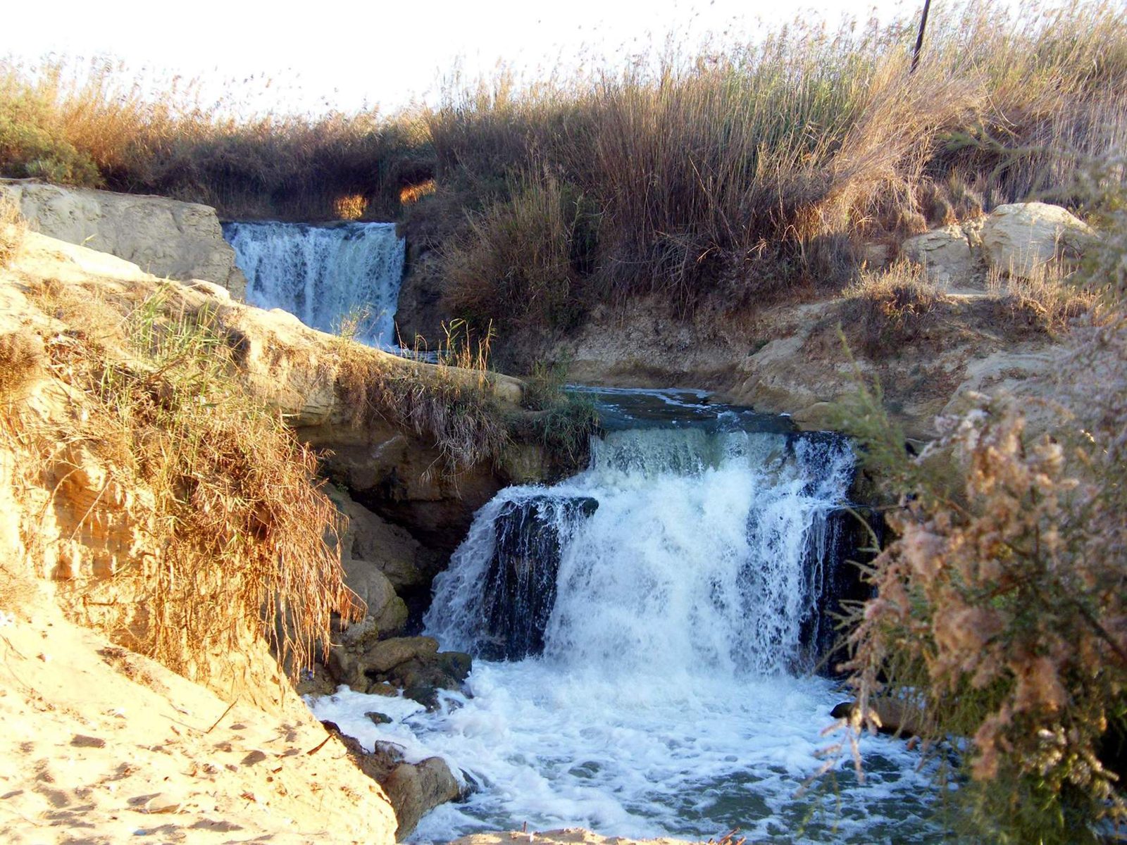Cascades at Wadi El Rayan in Fayoum