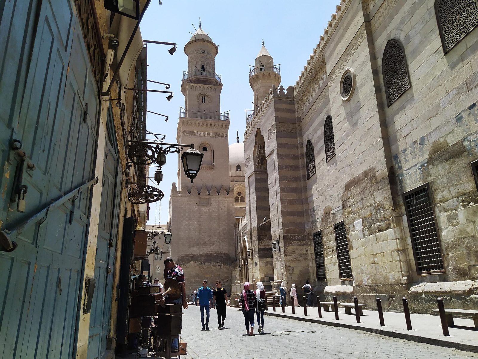 Minarets along Al-Muizz Street in Historic Cairo