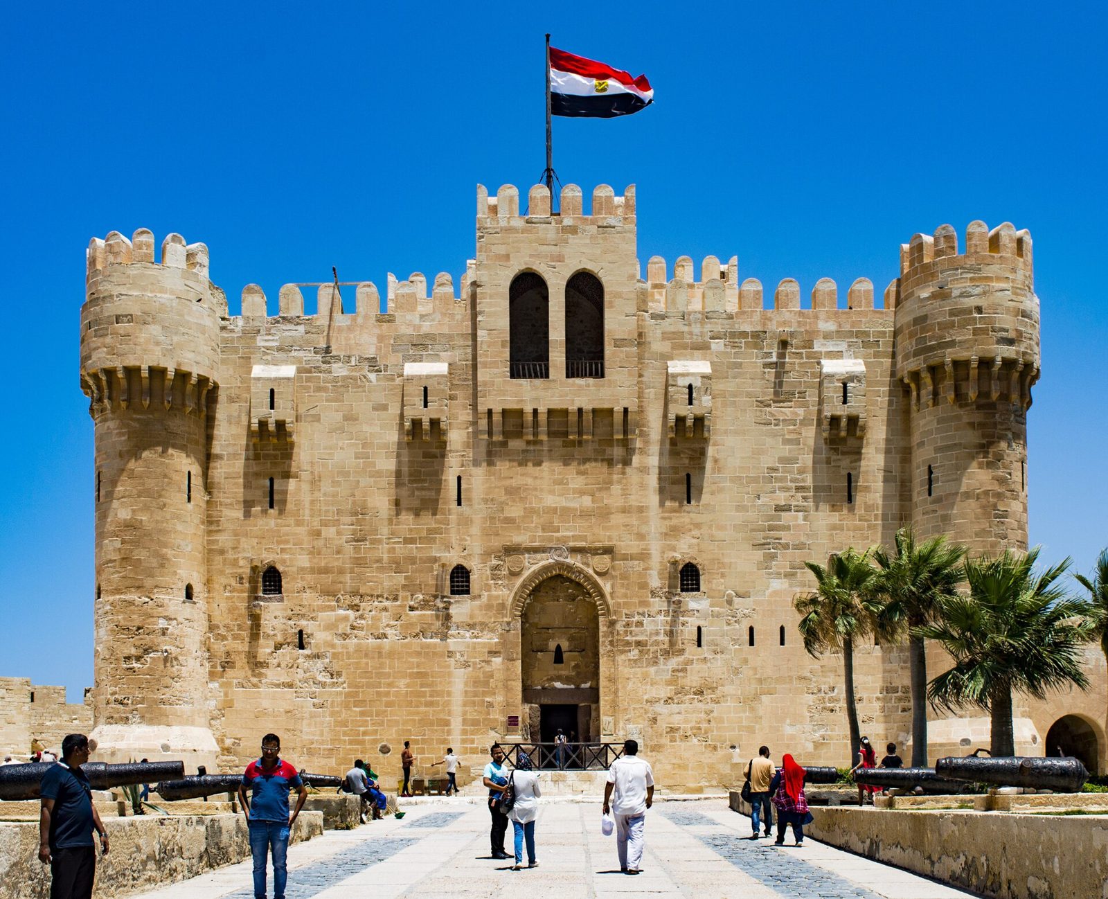Citadel of Qaitbay on the Alexandria waterfront