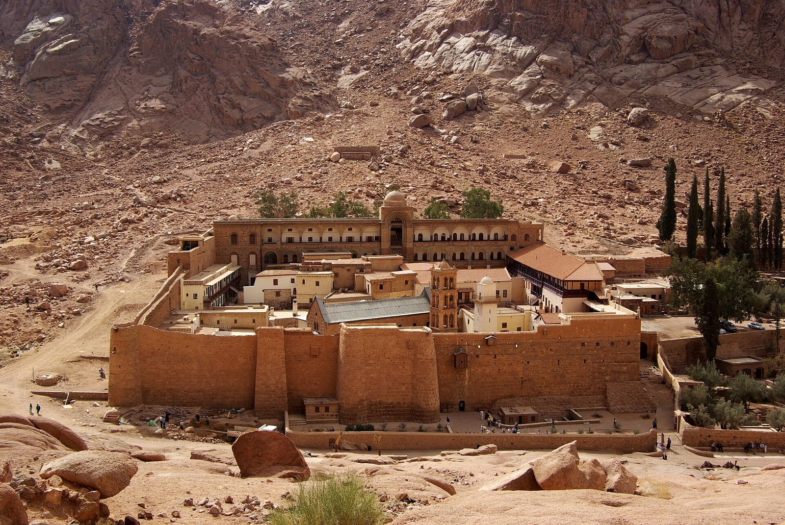 Saint Catherine's Monastery at the foot of Mount Sinai